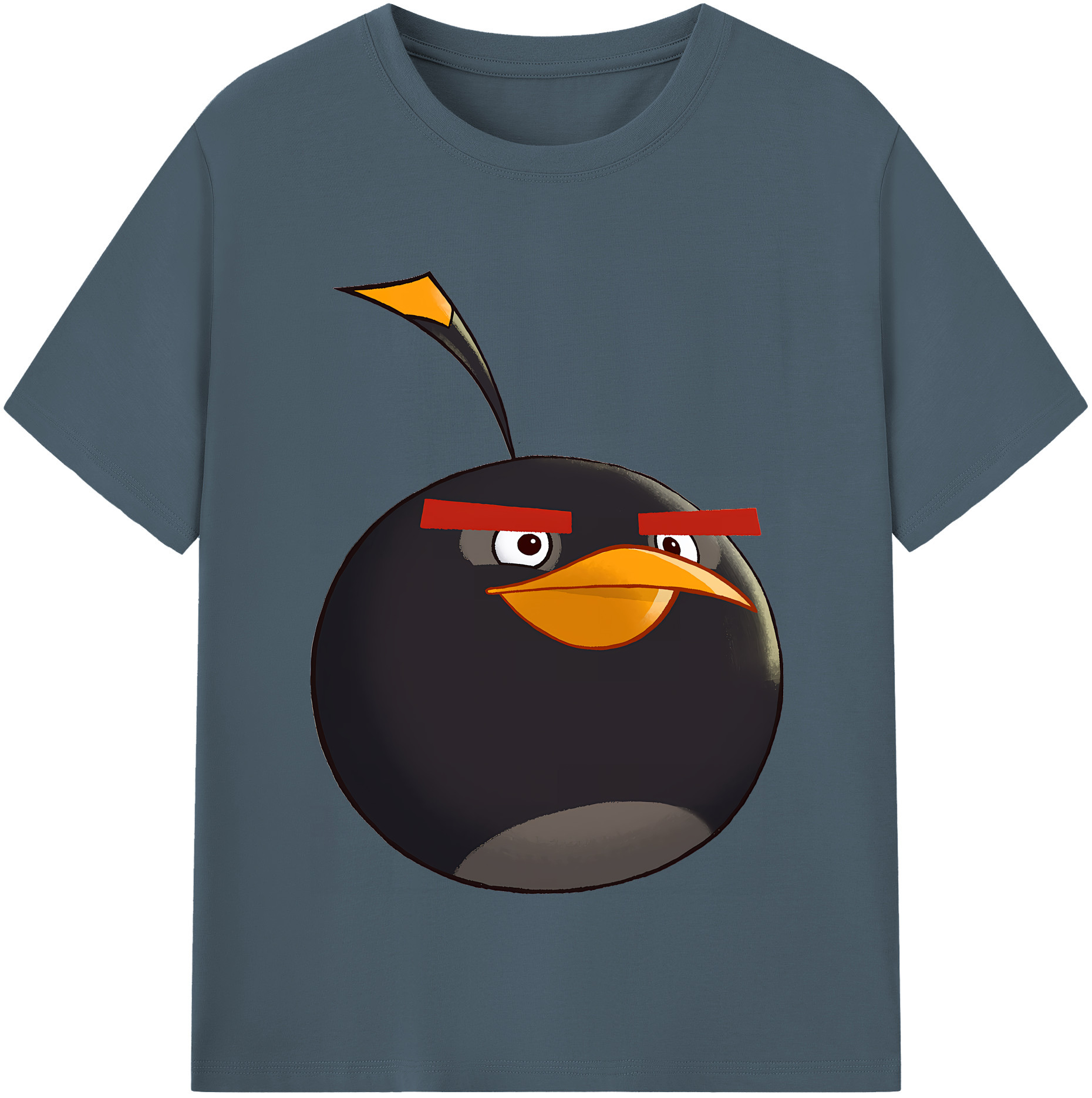 （画像用） Angry Birds アングリーバード 綿100％半袖Tシャツ（フロントプリント）